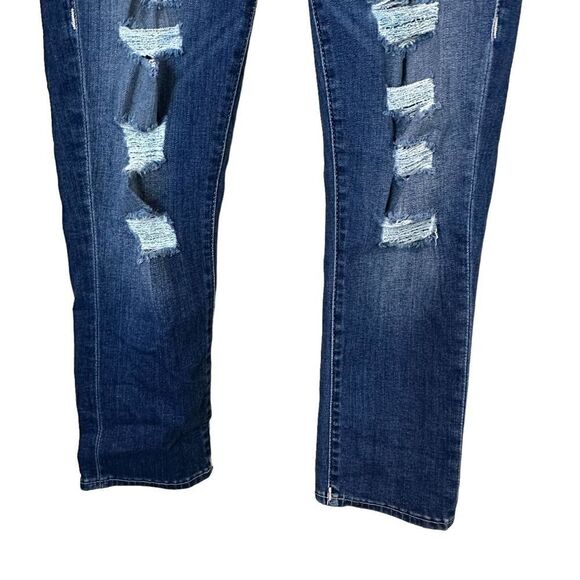 True Religion Halle Capri Distressed Jeans Size 29 - Picture 3 of 10